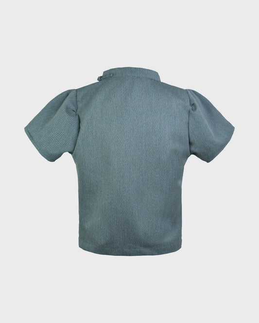 Top Nuage Gessato Grigio