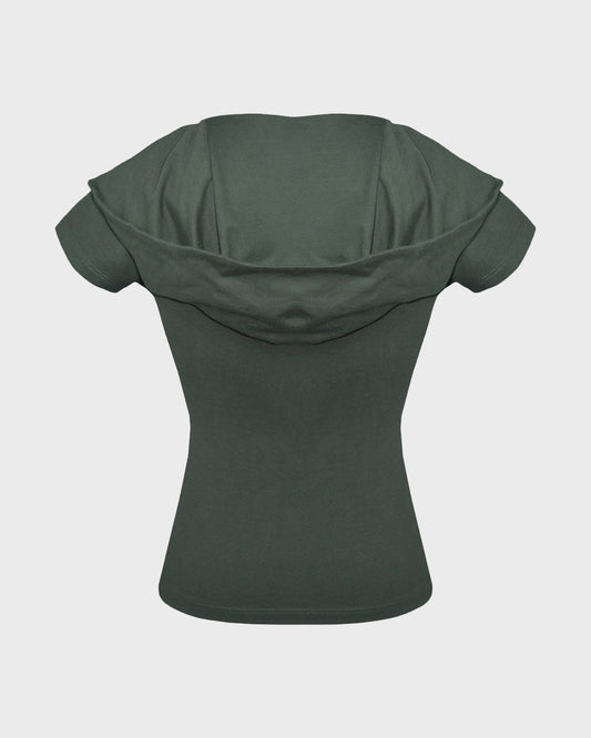 Hoodie T-shirt Green