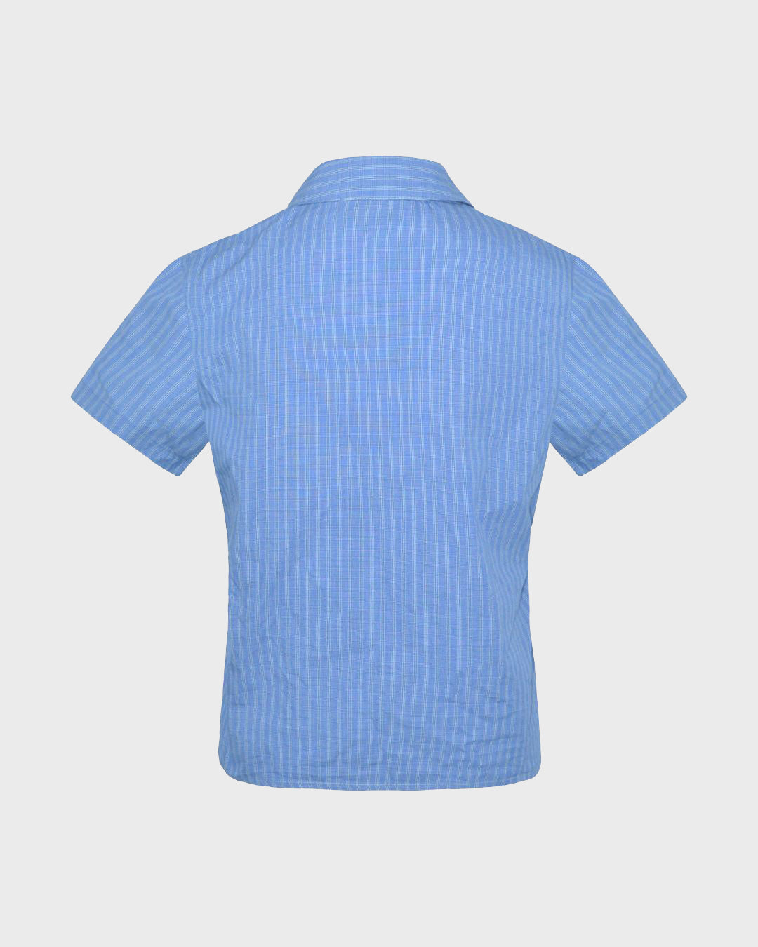 Upcycled Blue Stripes Shirt