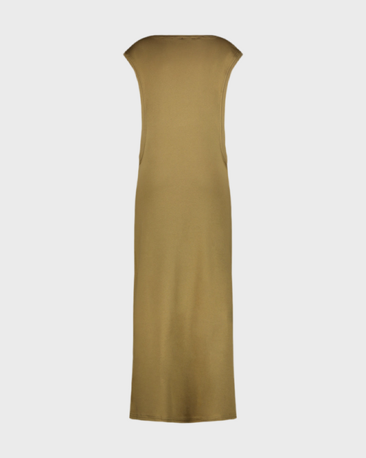 Swan Dress Mustard