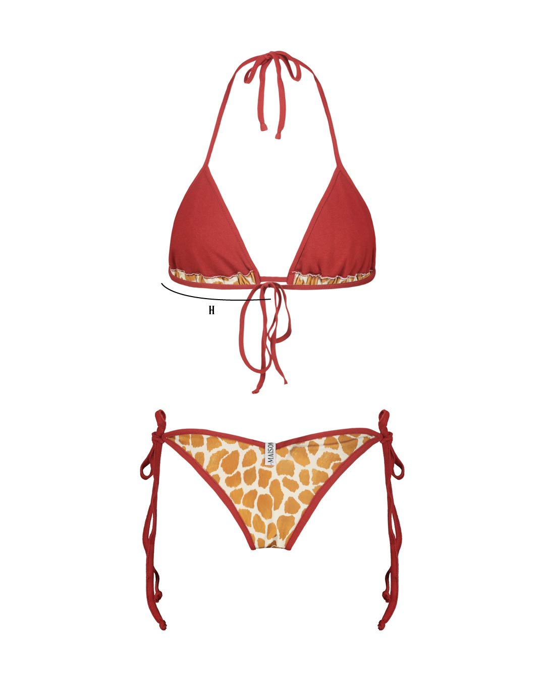 Nina Giraffe Light Red