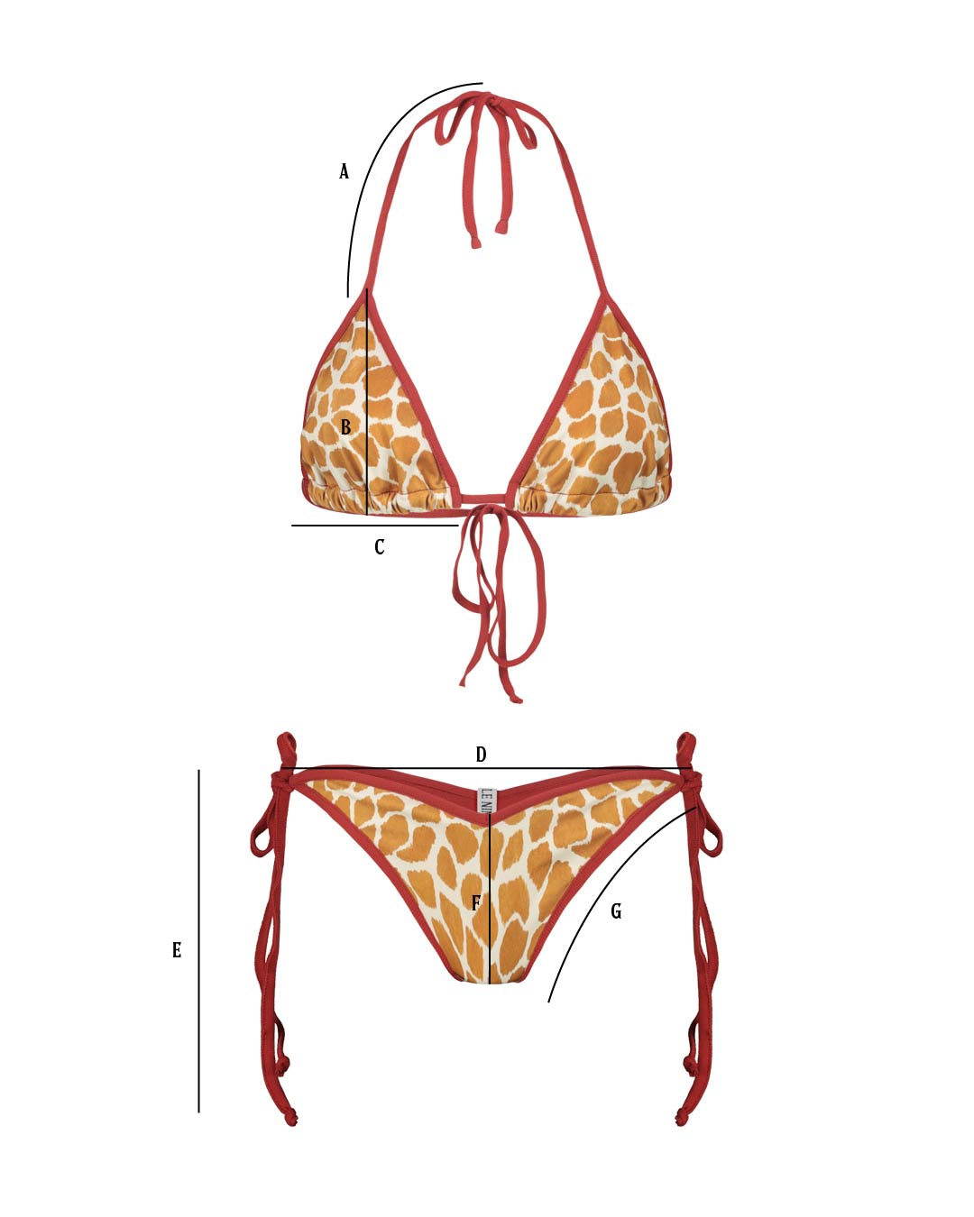 Nina Giraffe Light Red