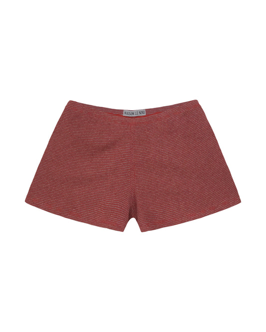 Shorts Red&Grey Stripes