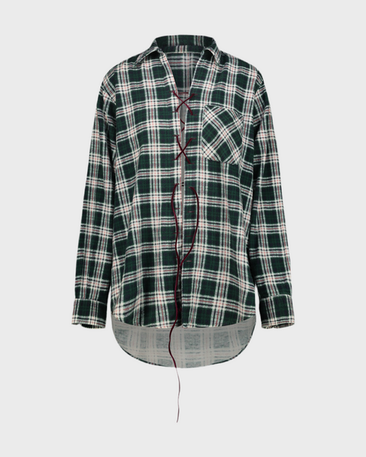 Camicia a quadri riciclata (1)