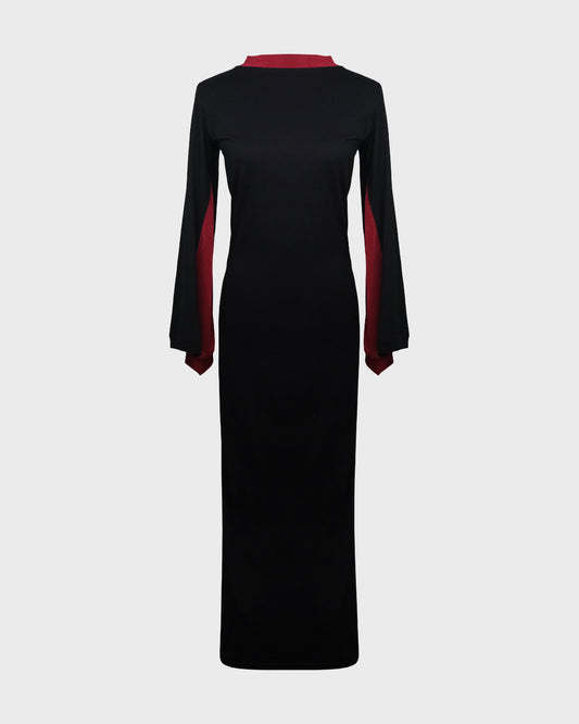 Luna Black Dress Upcycled