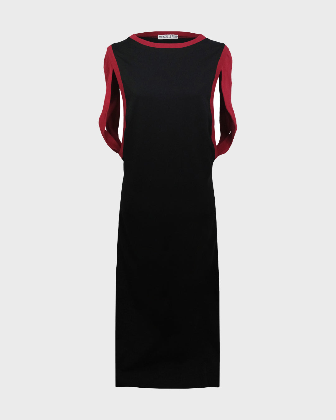 Swan Black Dress Upcycled