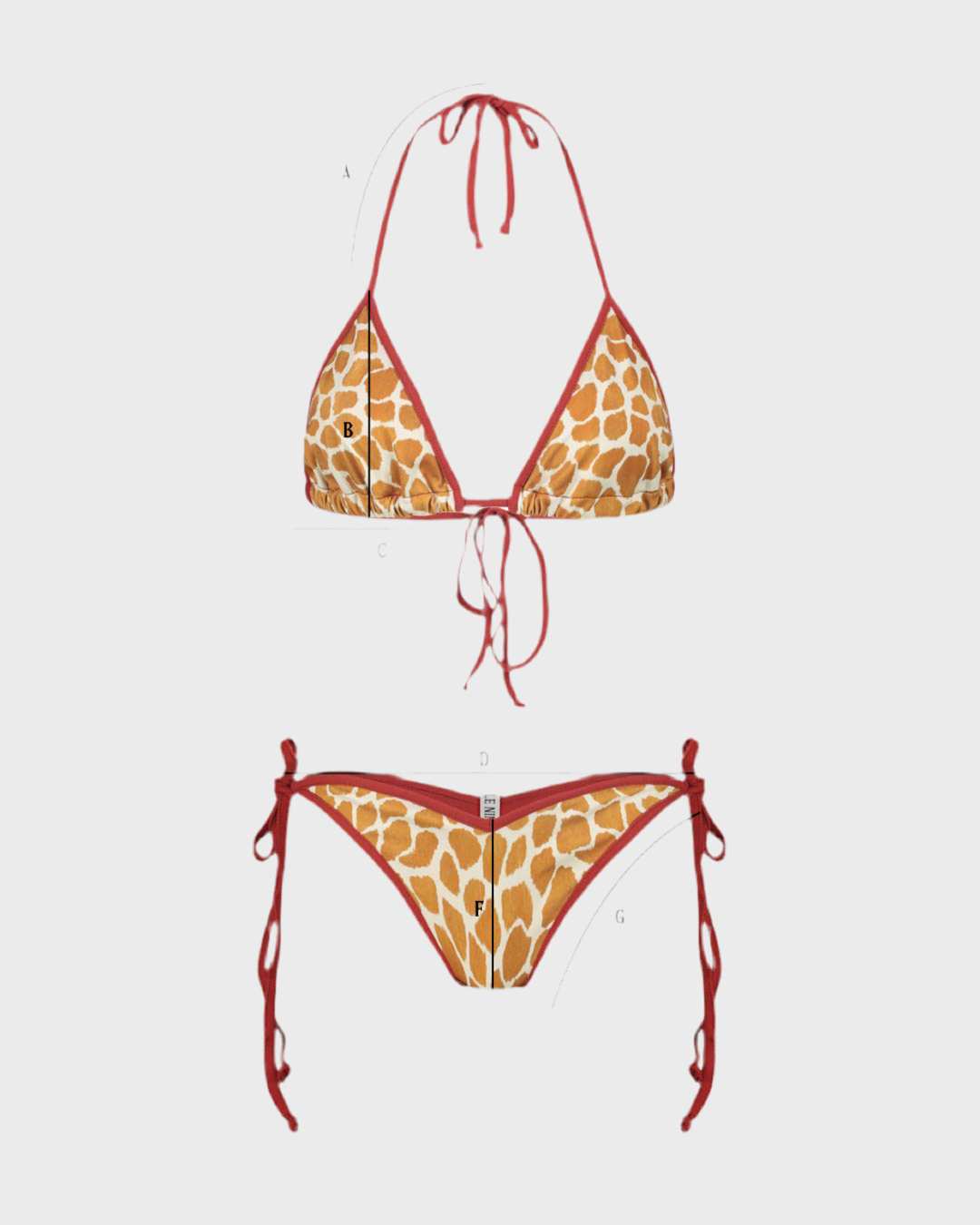 Nina Giraffe Light Red