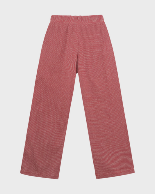 Panta Manny a righe rosse e grigie