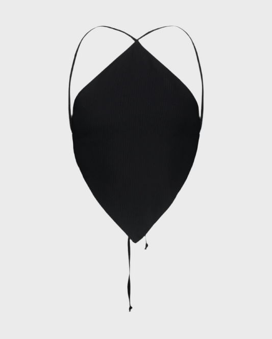 Top Etoile Gessato Nero