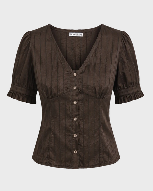 Brigitte Blouse Brown