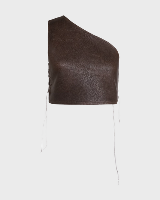 Jungle Top White&Brown