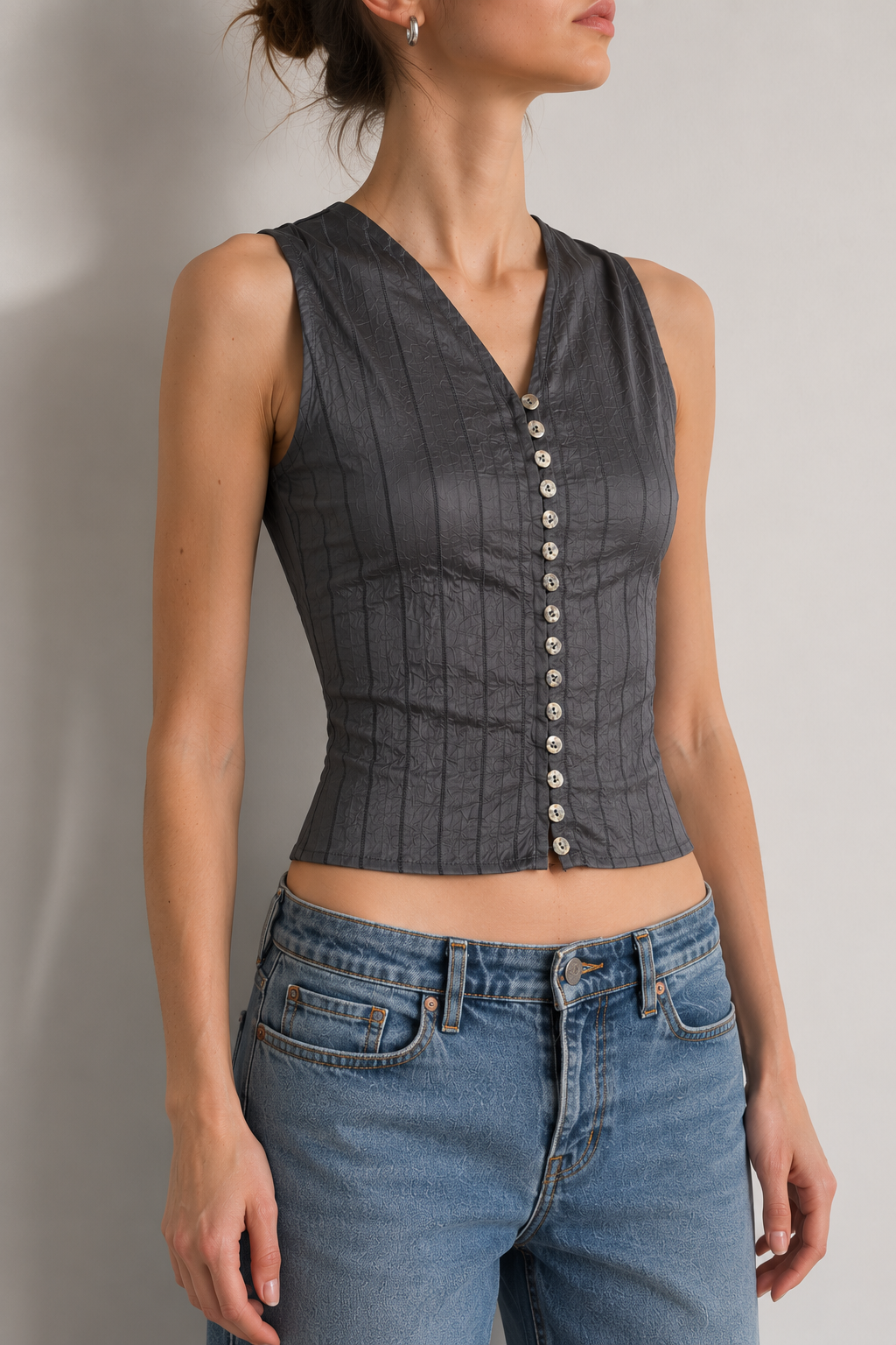 Amelie Top Grey