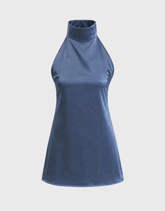 Petal Dress Mini Anthracite