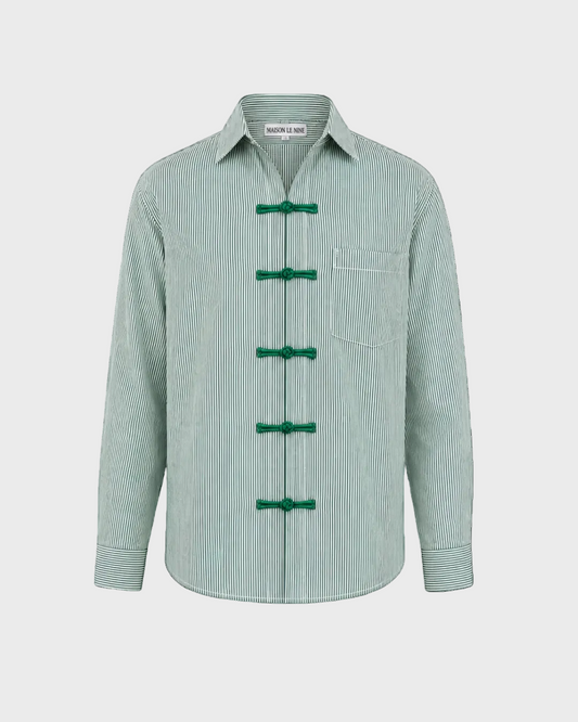 Green Stripes Shirt