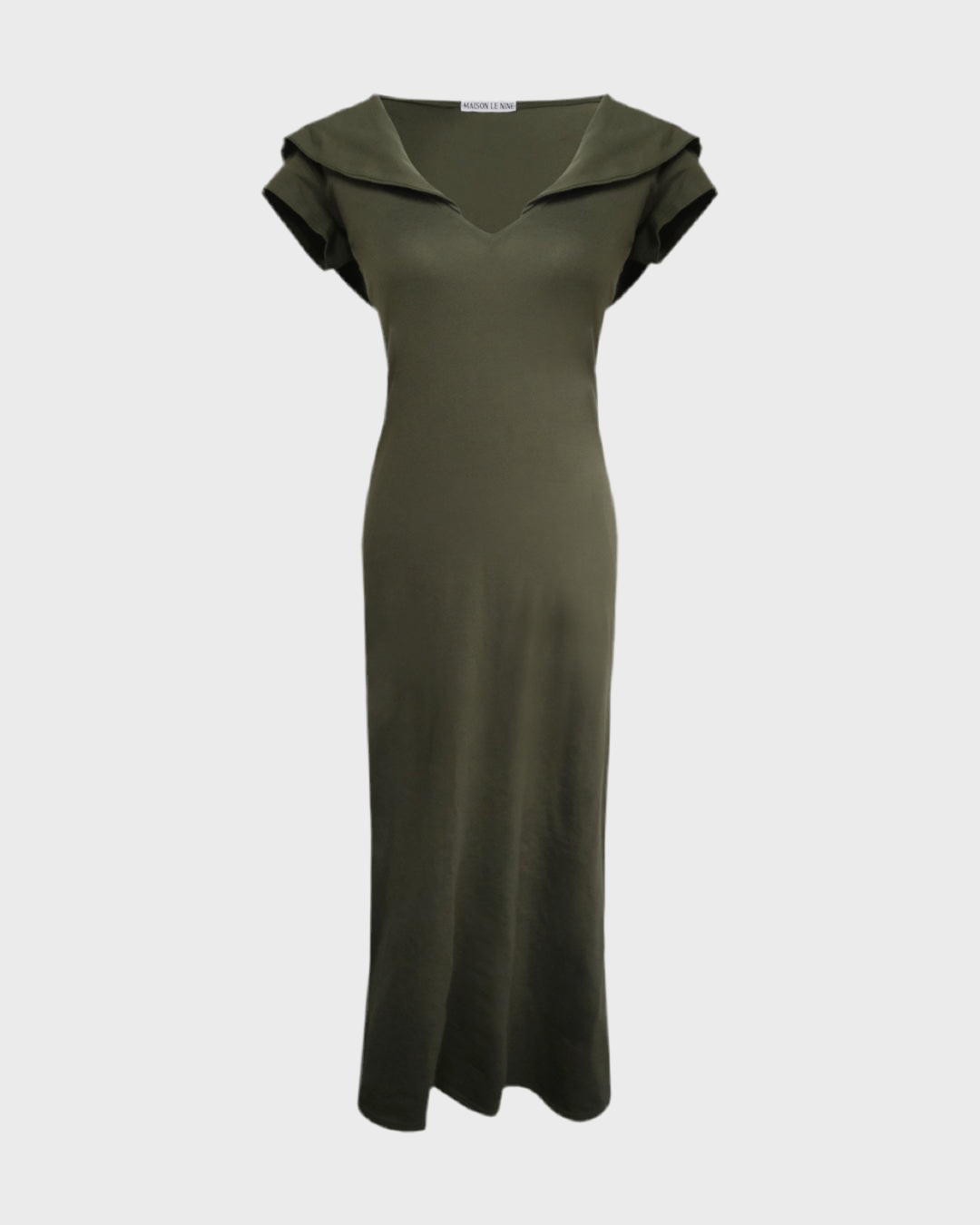 Hoodie Green Dress