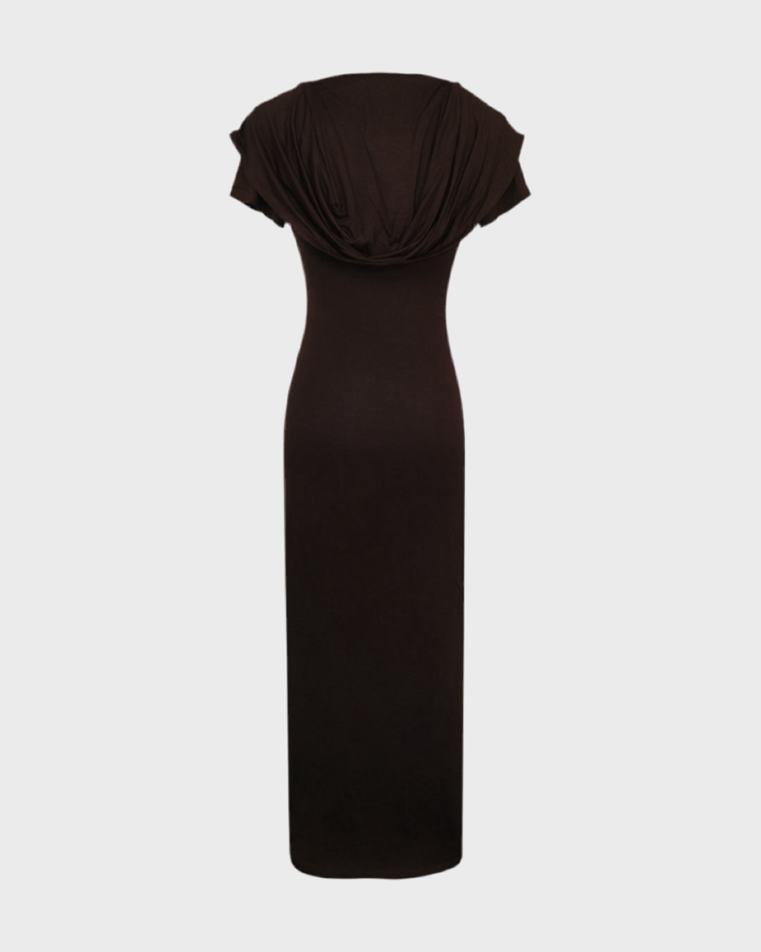 Hoodie Dress Brown