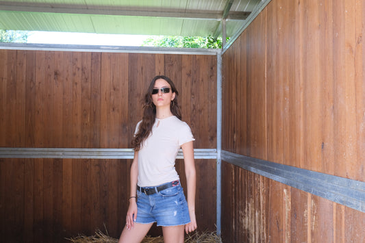 Equitree  T-shirt cream