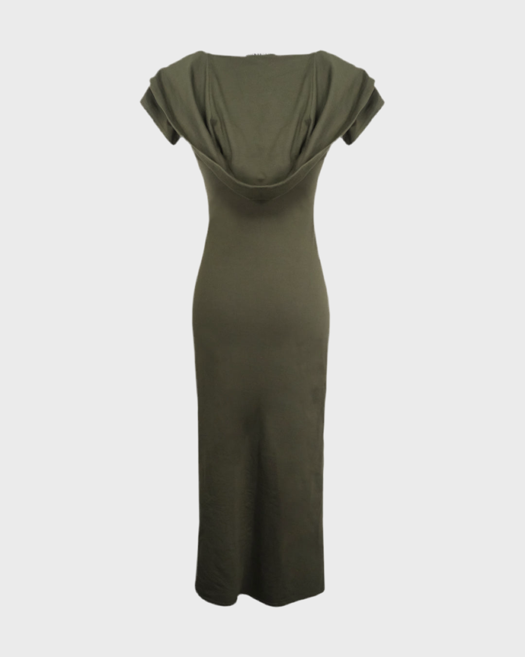 Hoodie Green Dress