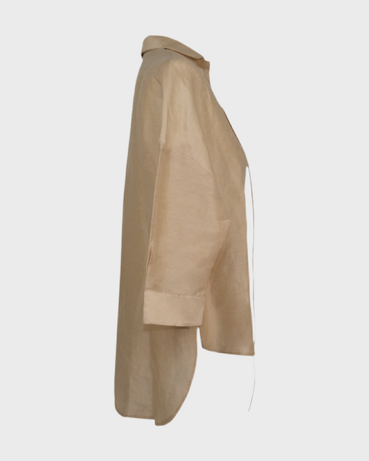Upcycled Beige Shirt
