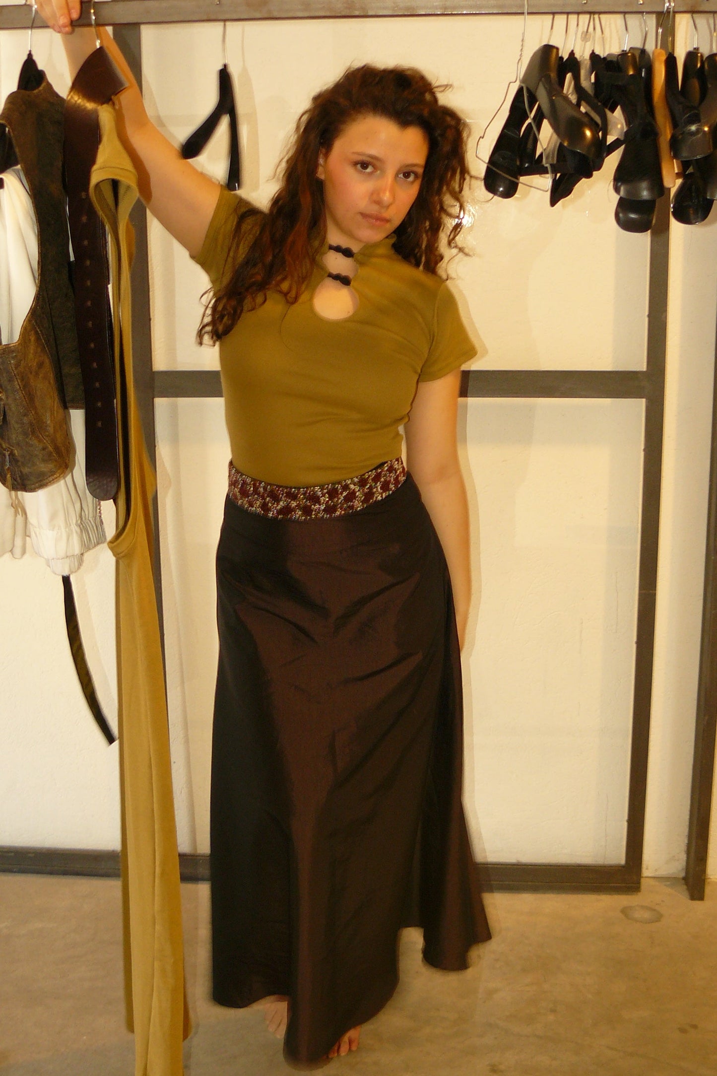 Gonna Gitana Marrone