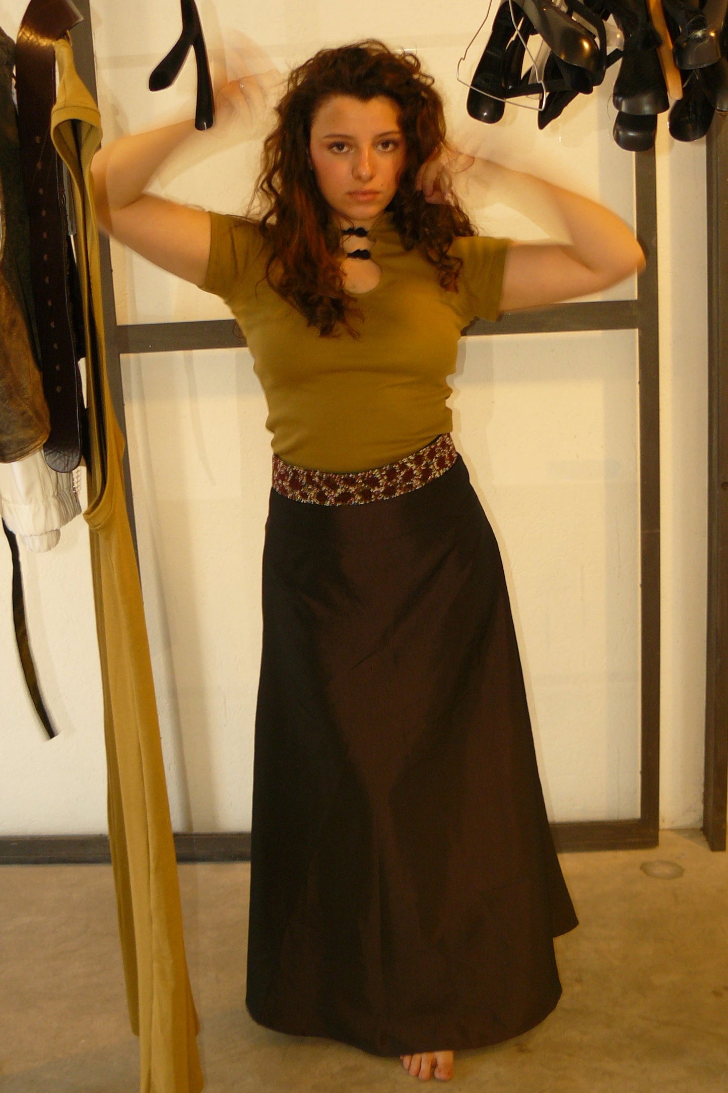 Gonna Gitana Marrone