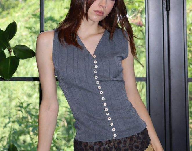 Amelie Top Grey
