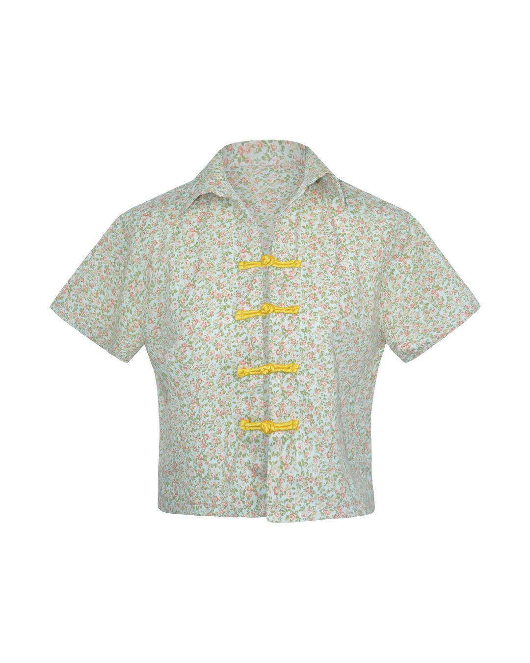 Upcycled Flower Shirt