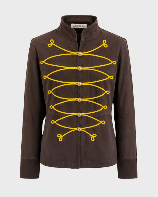 Napo Jacket Brown and Yellow