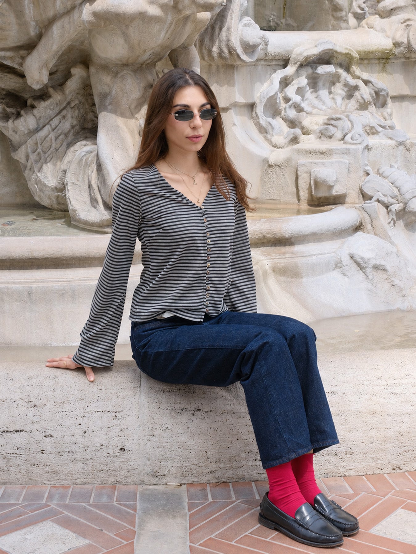 Odette T-shirt Grey